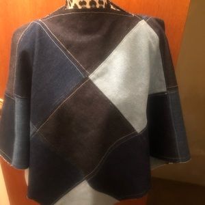 Denim Poncho